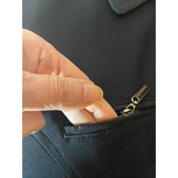 Liz Claiborne Black Zip-Up Jacket Pockets Active Outerwear Redefined Small - Picture 8 of 12